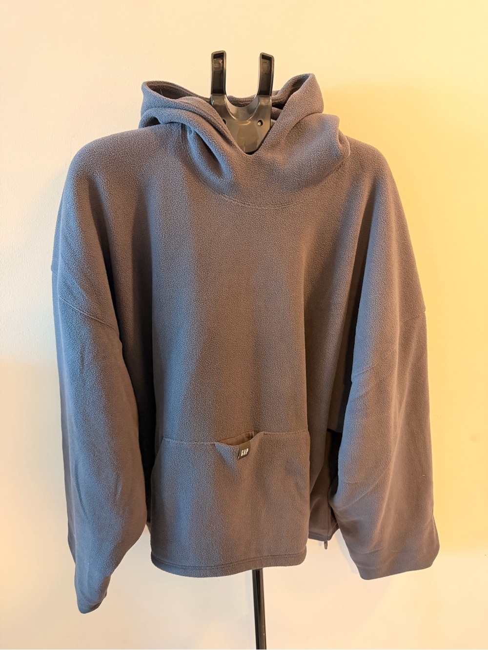 Yeezy x GAP Cozy Hooded Fleece Sweater in Gray